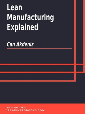 cover image of Lean Manufacturing Explained